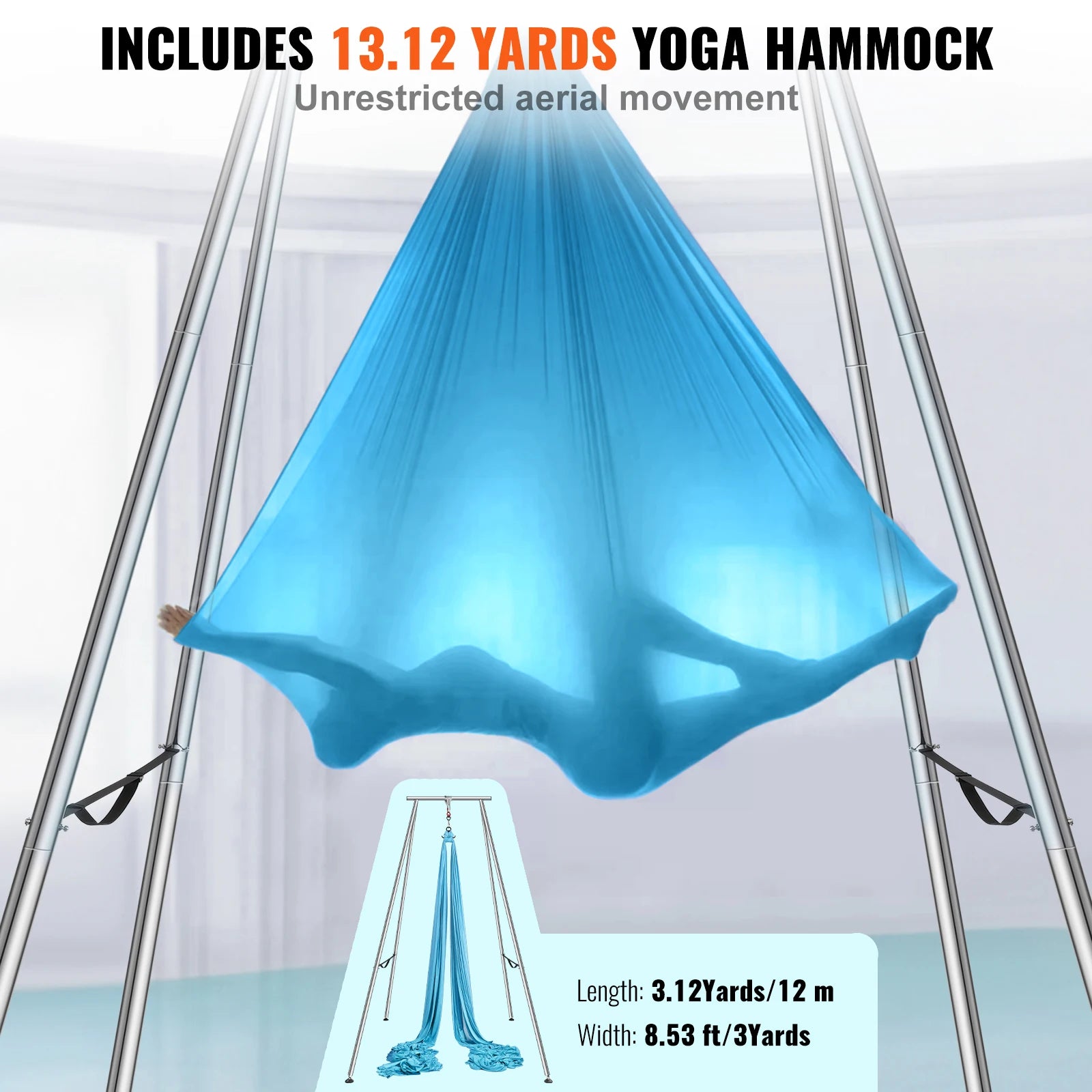 Aerial Yoga Frame and Hammock 4