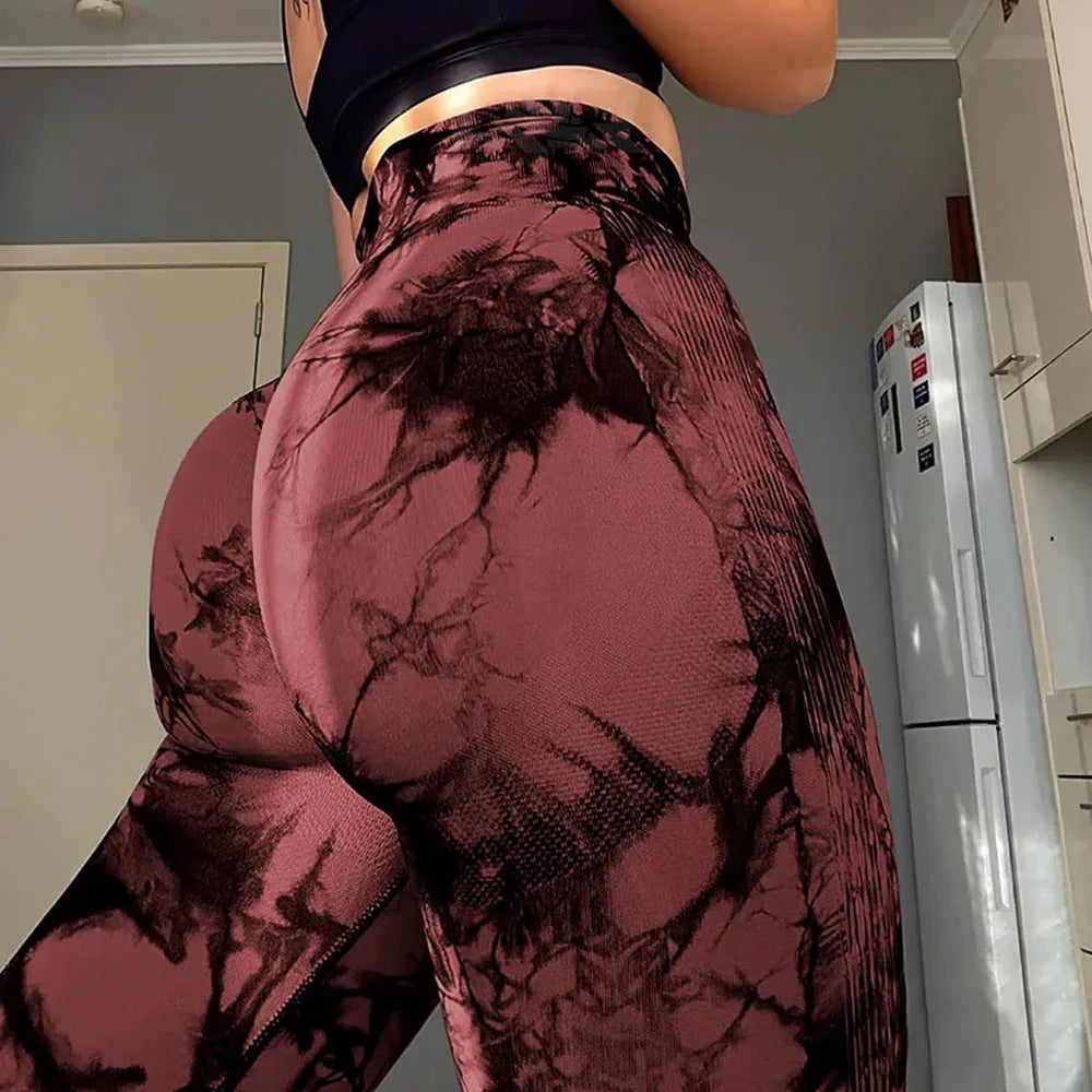 Tie-Dye Scrunch Yoga Leggings