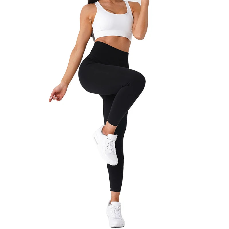 Solid Seamless Yoga Leggings