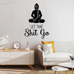 Buddha Wall Sticker Vinyl Decal