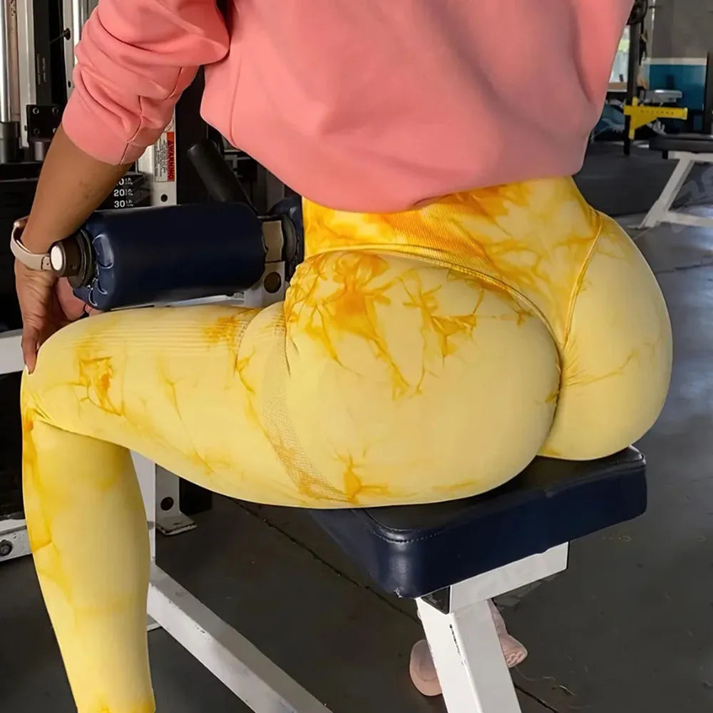 Tie-Dye Scrunch Yoga Leggings