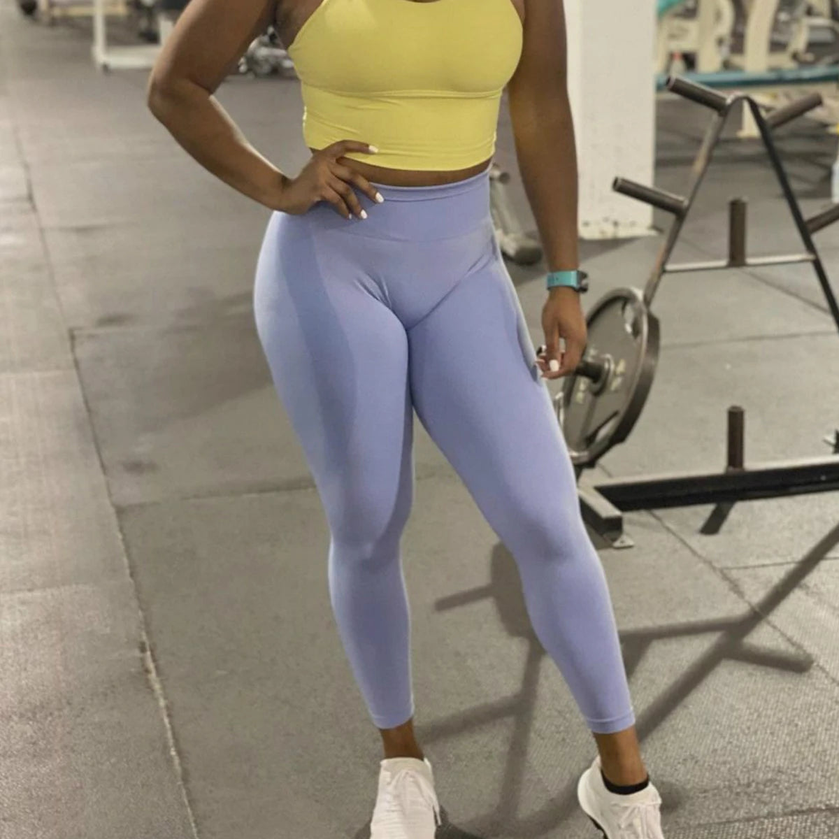 Butt-Lift Contour Leggings - Pink