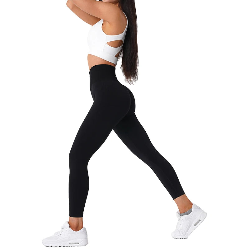 Solid Seamless Yoga Leggings